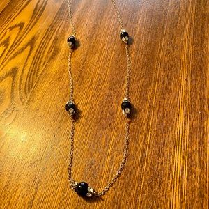 J Crew Long Beaded Necklace